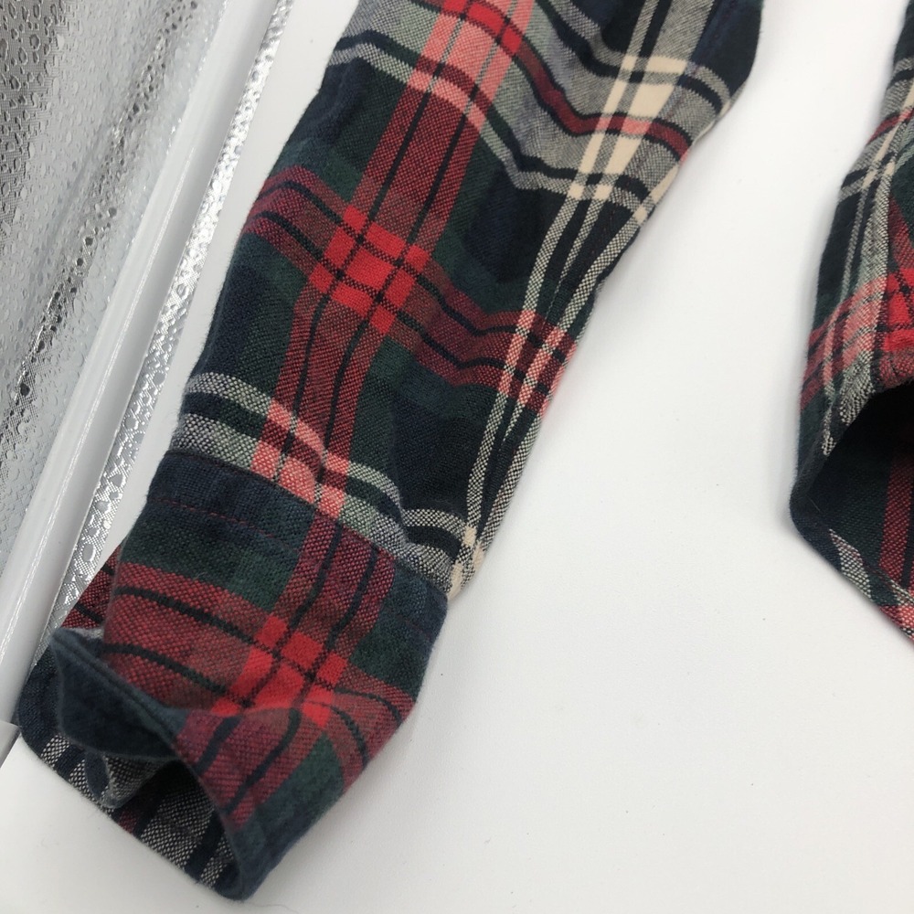 Ralph Lauren Womens Flannel Shirt Button Up Multicolored Red Green Blue Size 8 - Picture 6 of 16